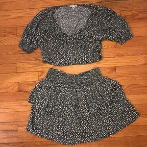 American Eagle Top and Skirt Set